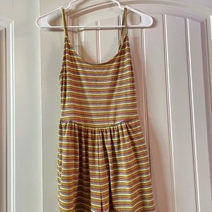 Multicolored Striped Romper